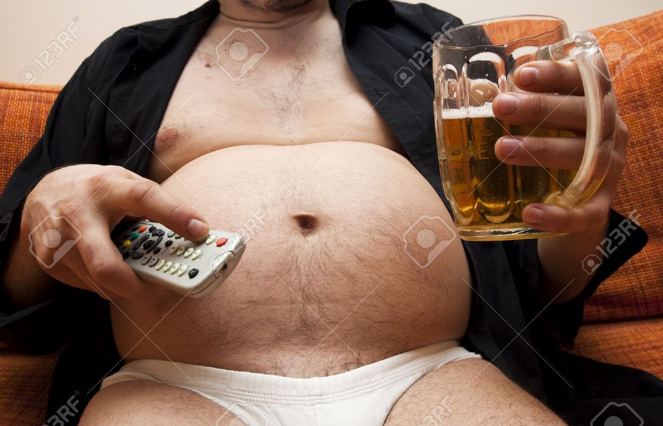 8731849-Overweight-man-sitting-on-the-couch-with-a-beer-glass-and-remote-control-Stock-Photo.jpg