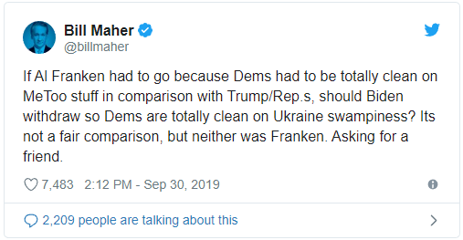 Biden - Maher says Ukraine means Joe should go.PNG