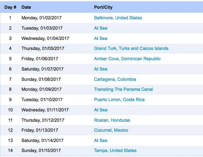 Carnival Pride January 2, 2017 1-2-17 Baltimore to Tampa (13 days).png