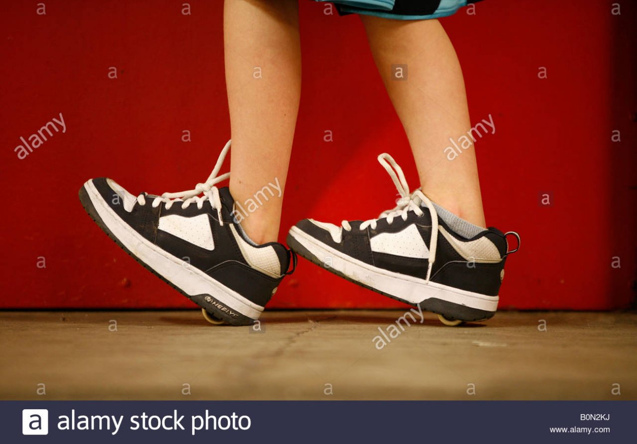 close-up-of-a-boy-using-heely-shoes-B0N2KJ.jpg