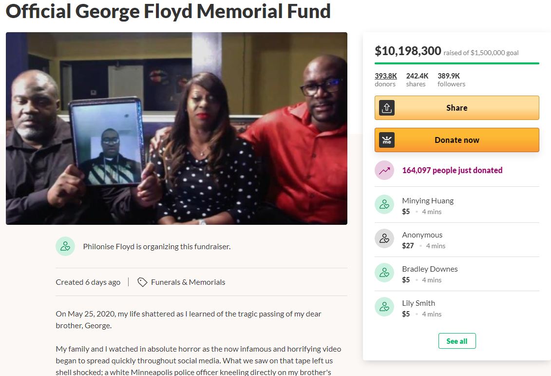 George floyd go fund me.JPG