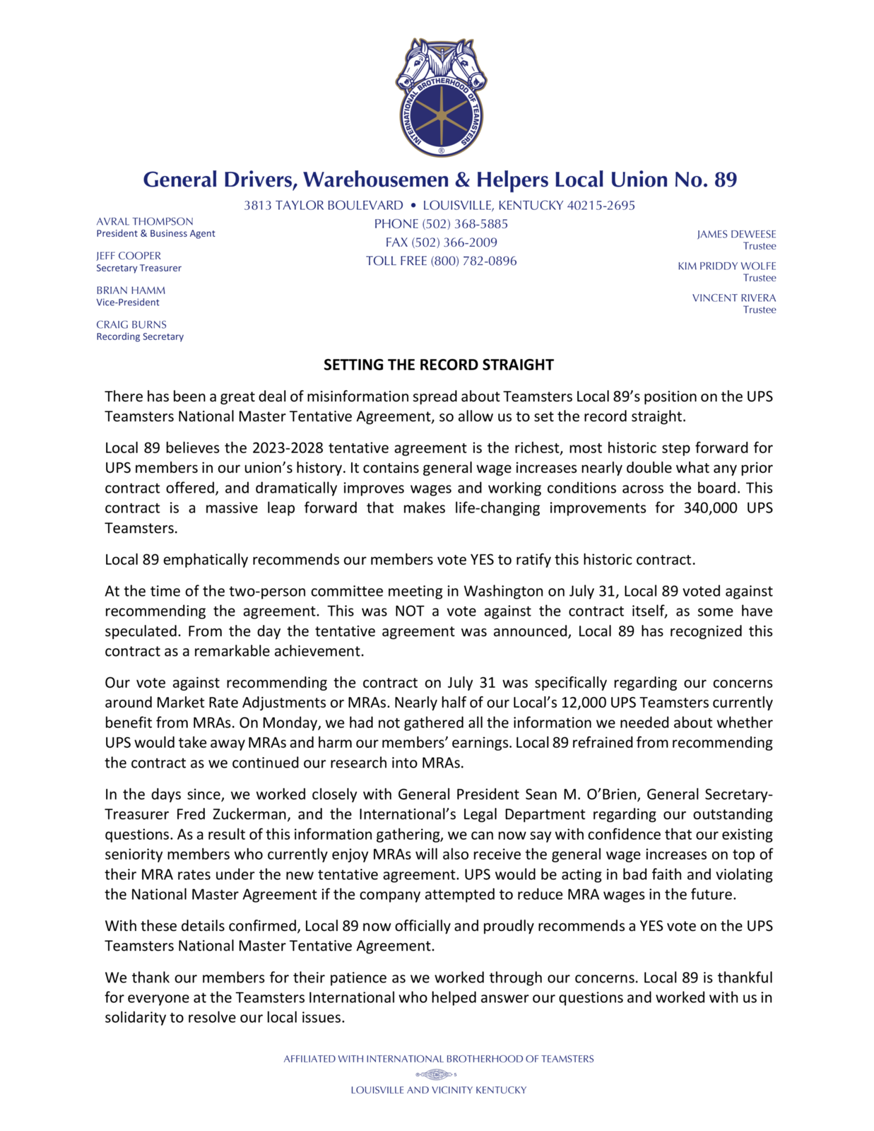 Local 89 UPS NMA Statement.png