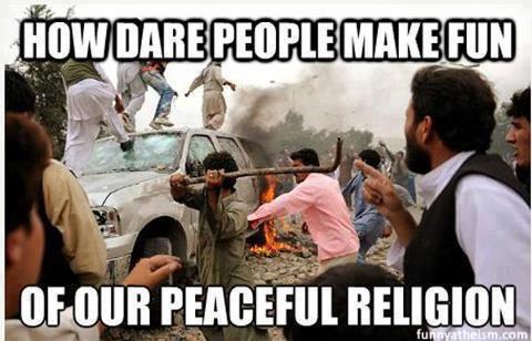 making fun of peacefull religion.jpg