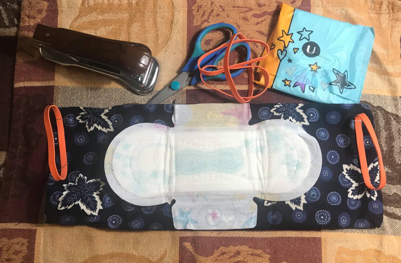 Mask from vera bradley and mini-pad.jpg