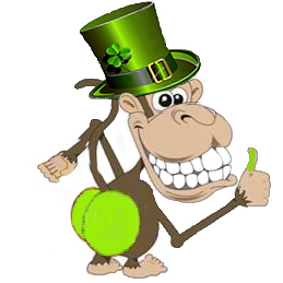 Monkey Butt St Patrick Hat.jpg