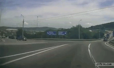 1399491743_truck_driver_brakes_right_before_crashing_into_car.gif