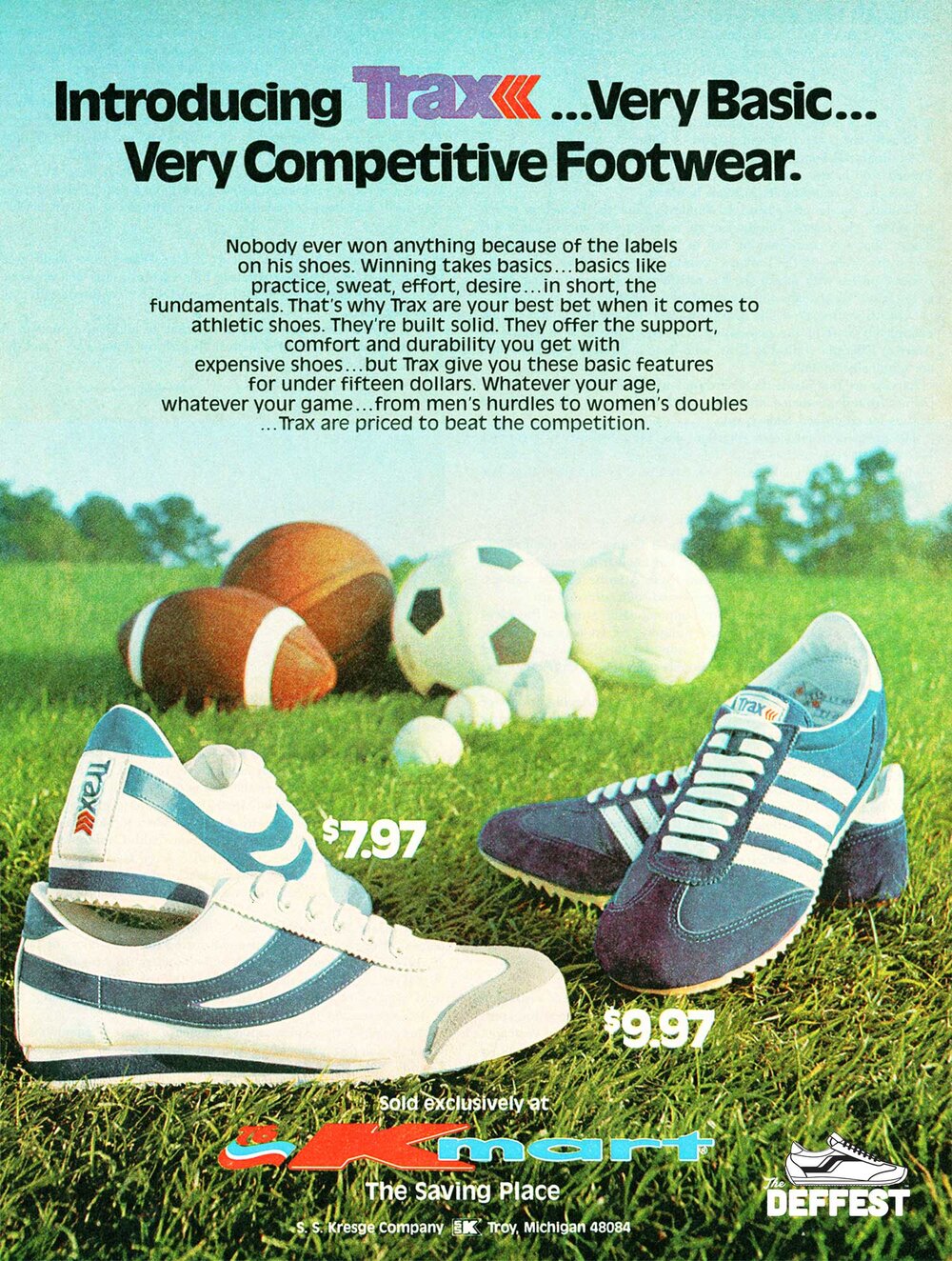 Trax sneakers — The Deffest®. A vintage and retro sneaker blog. — Vintage  Ads